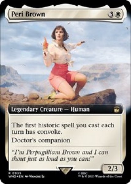 Peri Brown (Extended Art) (Surge Foil) Foil