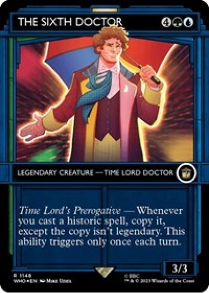 The Sixth Doctor (Showcase) (Surge Foil) Foil