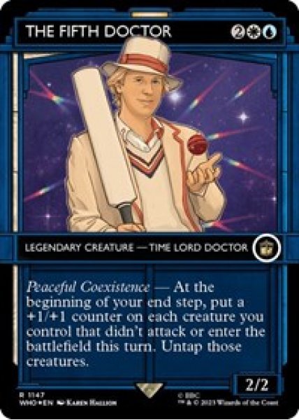 The Fifth Doctor (Showcase) (Surge Foil) Foil