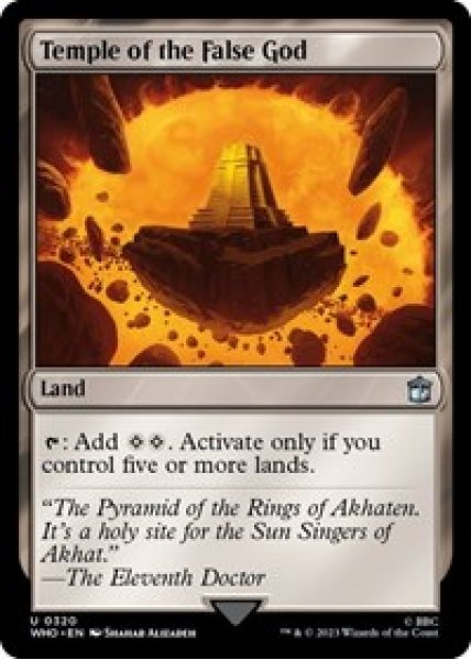 Temple of the False God Foil