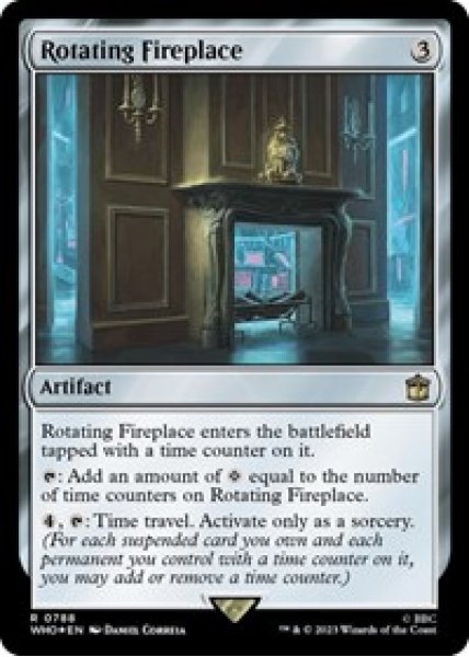 Rotating Fireplace (Surge Foil) Foil