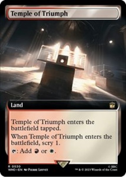 Temple of Triumph (Extended Art) Foil