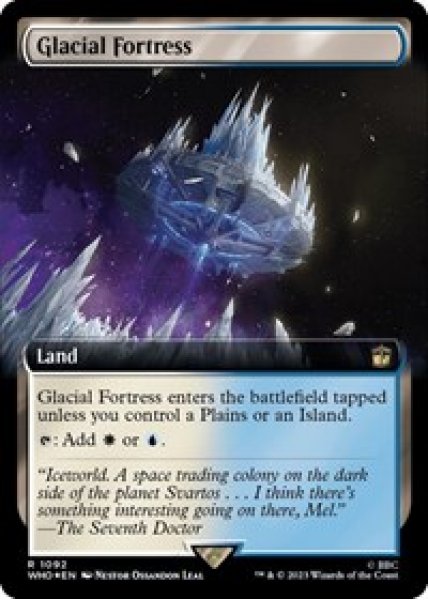 Glacial Fortress (Extended Art) (Surge Foil) Foil