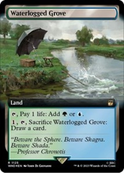 Waterlogged Grove (Extended Art) (Surge Foil) Foil