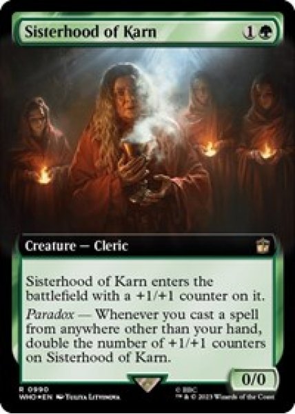 Sisterhood of Karn (Extended Art) (Surge Foil) Foil