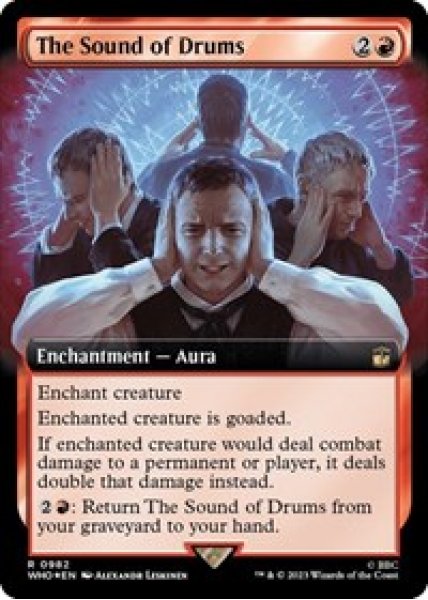 The Sound of Drums (Extended Art) (Surge Foil) Foil