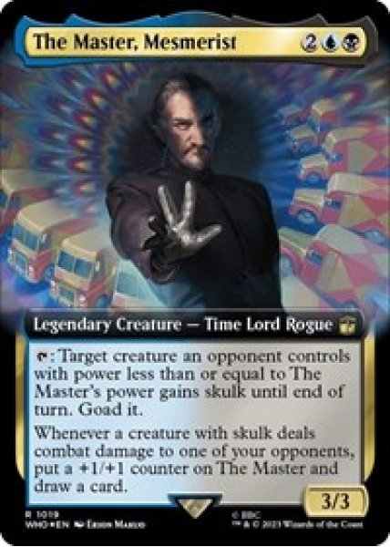 The Master, Mesmerist (Extended Art) (Surge Foil) Foil