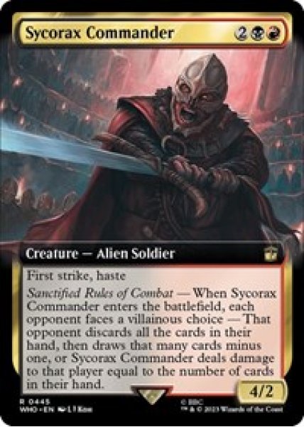 Sycorax Commander (Extended Art) Foil