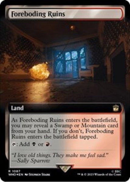 Foreboding Ruins (Extended Art) (Surge Foil) Foil