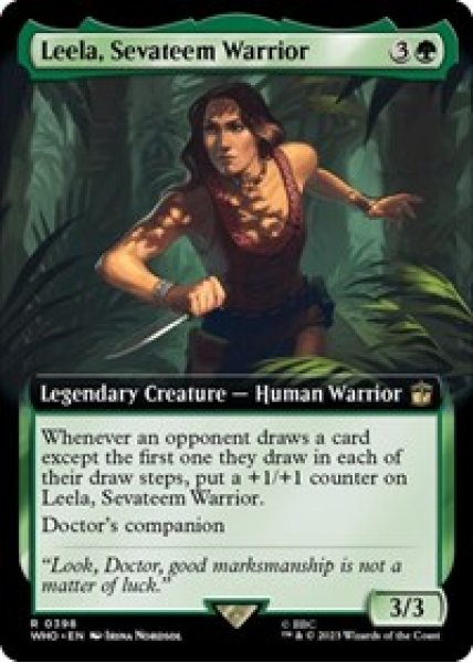 Leela, Sevateem Warrior (Extended Art) Foil