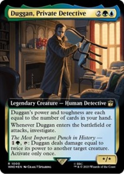 Duggan, Private Detective (Extended Art) (Surge Foil) Foil