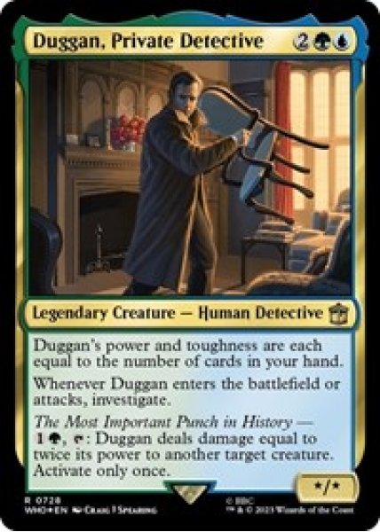 Duggan, Private Detective (Surge Foil) Foil