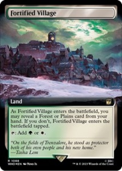 Fortified Village (Extended Art) (Surge Foil) Foil