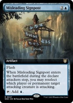 Misleading Signpost (Extended Art)