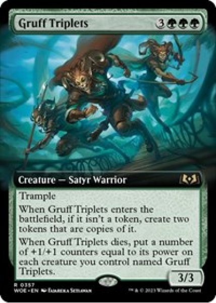 Gruff Triplets (Extended Art) - Foil