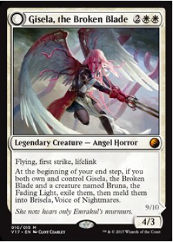 Gisela, the Broken Blade // Brisela, Voice of Nightmares - Foil