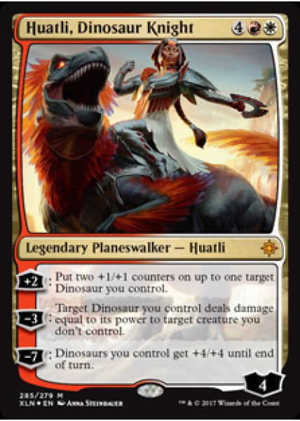 Huatli, Dinosaur Knight - Foil