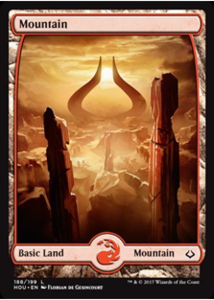 Mountain (188) - Full Art - Foil