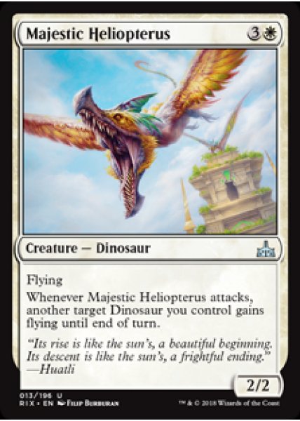 Majestic Heliopterus - Foil