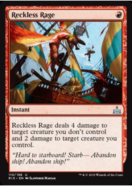 Reckless Rage - Foil