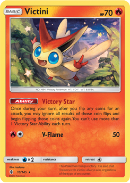 Victini 10/145 - Reverse Holo