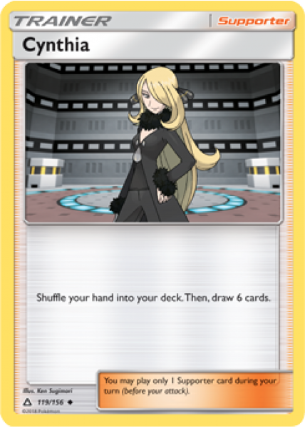 Cynthia 119/156 - Reverse Holo