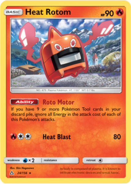 Heat Rotom 24/156 - Reverse Holo