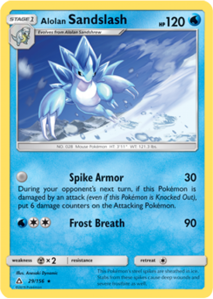 Alolan Sandslash 29/156 - Reverse Holo