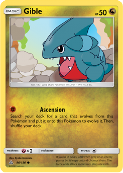 Gible 96/156 - Reverse Holo