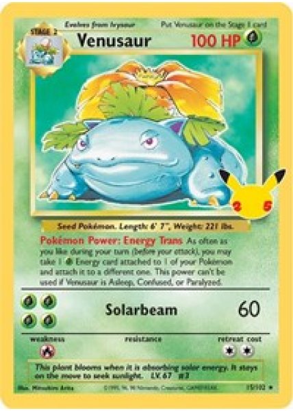 Venusaur 15/102 - Holo