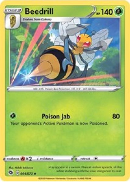 Beedrill 4/73 - Reverse Holo