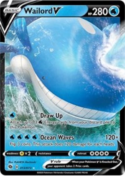 Wailord V 13/073 - Holo