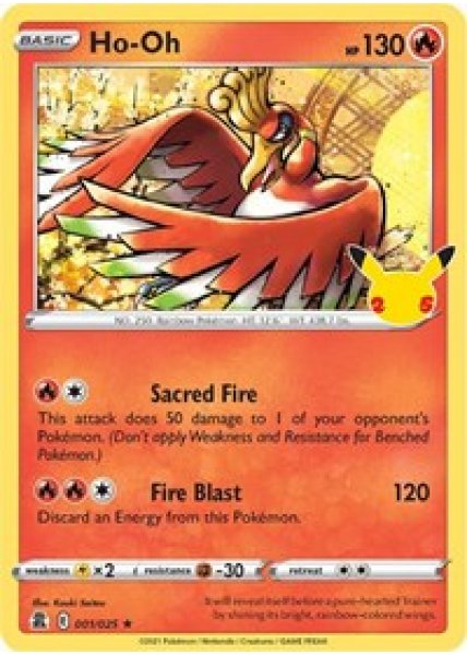 Ho-Oh 001/025 - Holo