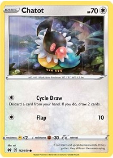 Chatot 112/159 - Reverse Holo