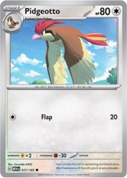 Pidgeotto 017/165