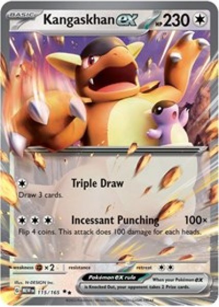 Kangaskhan ex - 115/165 - Holofoil