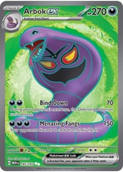 Arbok ex - 185/165 - Holofoil