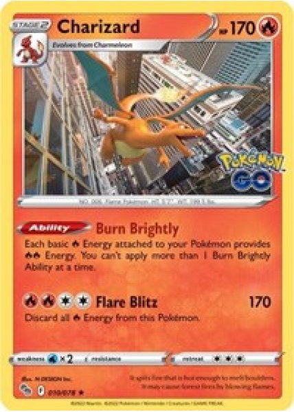 Charizard 010/078 - Reverse Holo