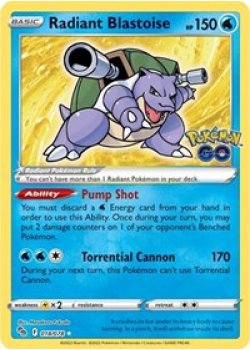 Radiant Blastoise 018/078 - Holo