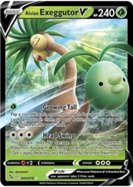 Alolan Exeggutor V 005/078 - Holo