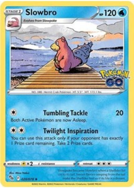 Slowbro 020/078 - Reverse Holo