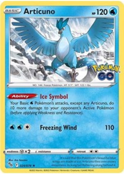 Articuno 024/078 - Holo