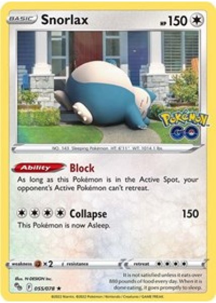 Snorlax 055/078 - Reverse Holo