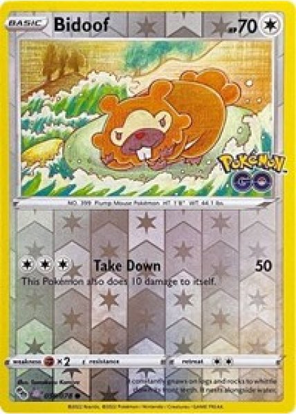 Bidoof  059/078 - Reverse Holo