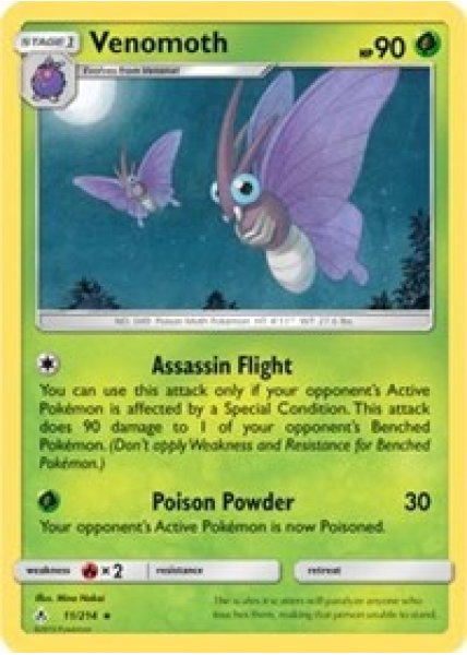 Venomoth 11/214 - Reverse Holo