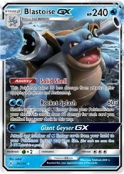 Blastoise GX 35/214 - Holo