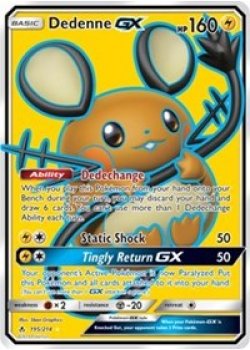 Dedenne GX  195/214 - Holo