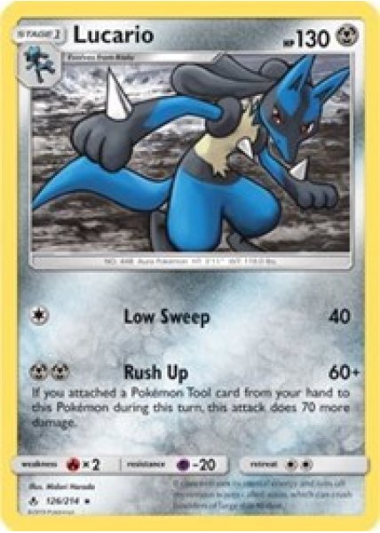 Lucario 126/214 - Reverse Holo