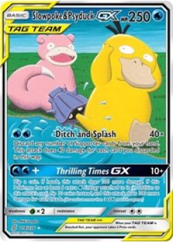 Slowpoke & Psyduck GX  218/236 - Holo