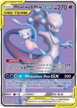 Mewtwo & Mew GX  222/236 - Holo